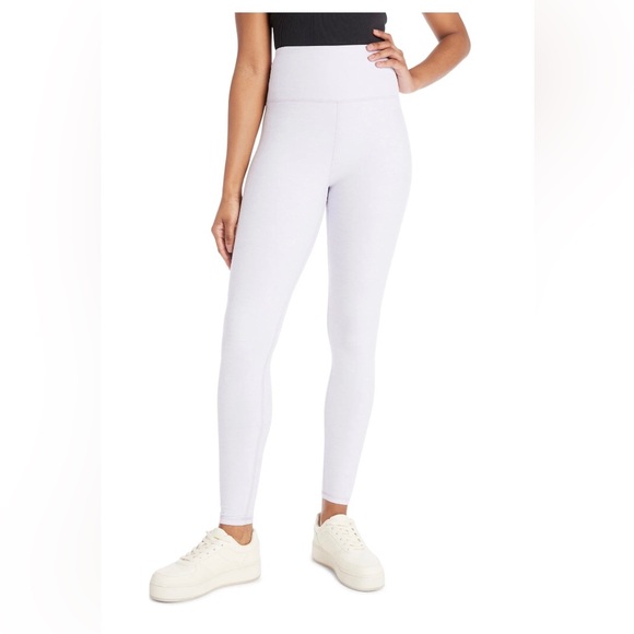 ATHLETIC WORKS Womens Leggings Size XL 16-18 Pale Lavender Soft Stretch NWOT - Picture 5 of 9